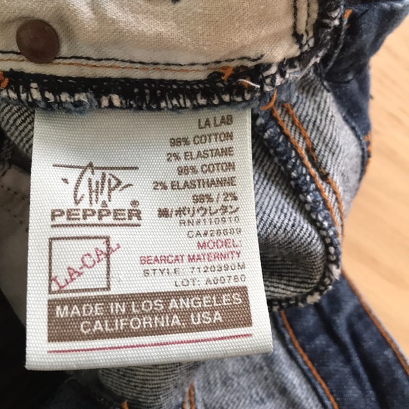 Chip & Pepper maternity Jean skirt - Picture 3 of 5